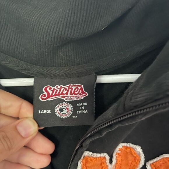 Vintage Stitches San Francisco SF Giants MLB Track Jacket Full Zip Baseball LG - Picture 3 of 6